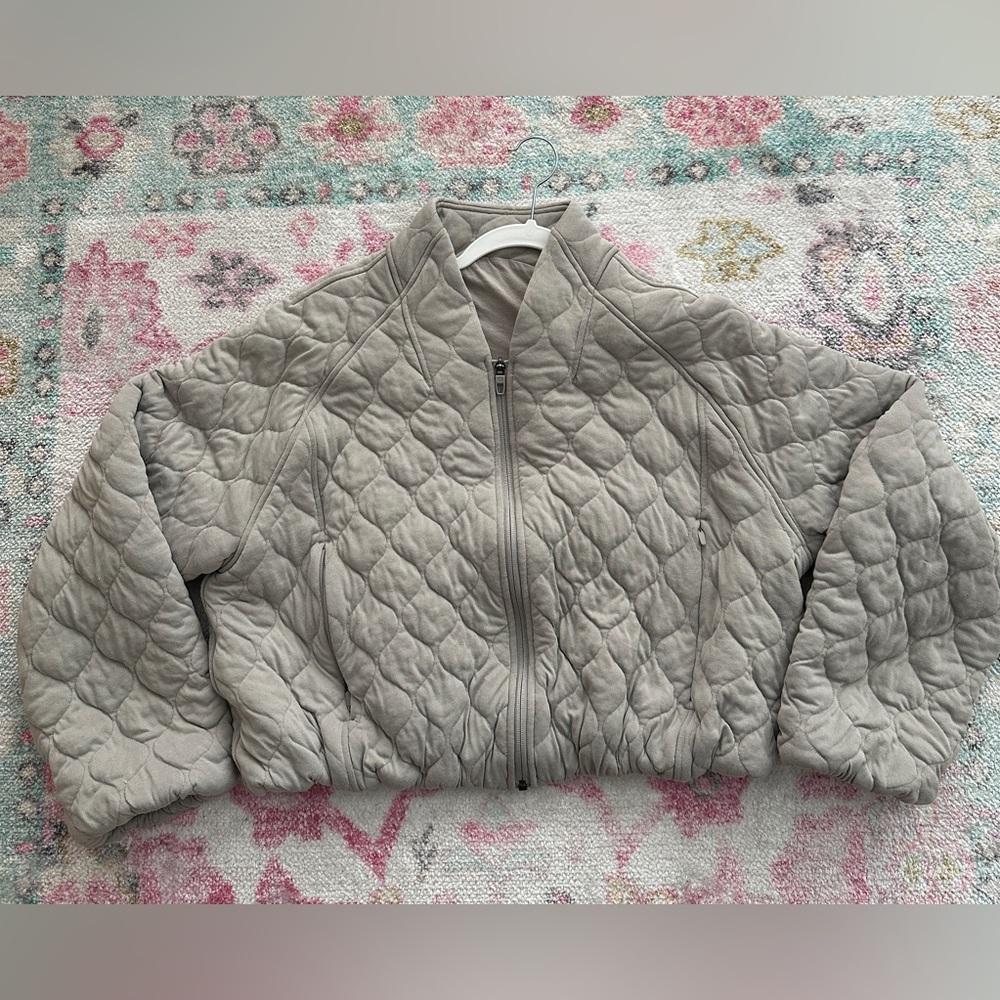 Lululemon Quilted Bomber Jacket
